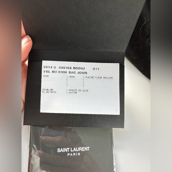 YSL Sac Du Jour Red - Authentic Yves Saint Laurent - Picture 6 of 10